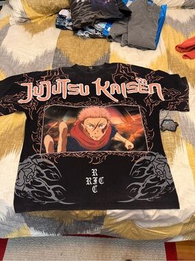 Civil Regime Black Jujutsu Kaisen Graphic Short Sleeve Tee